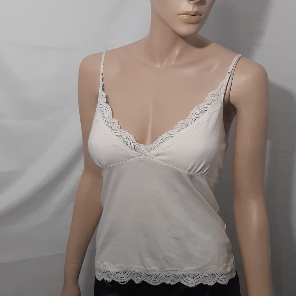 3 for $10 Polo Jeans Lacy Cream Colored Summer Tank Top